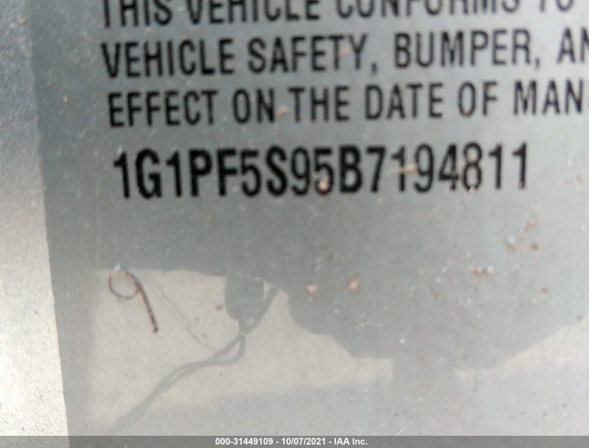 1G1PF5S95B7194811