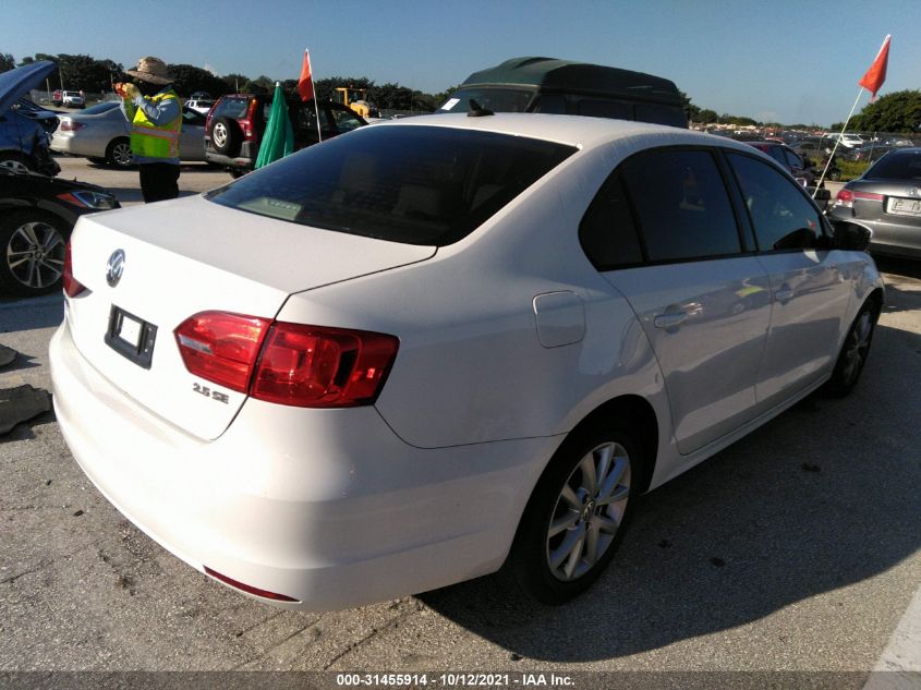 2012 Volkswagen Jetta 2.5L Se VIN: 3VWDX7AJ2CM367784 Lot: 31455914