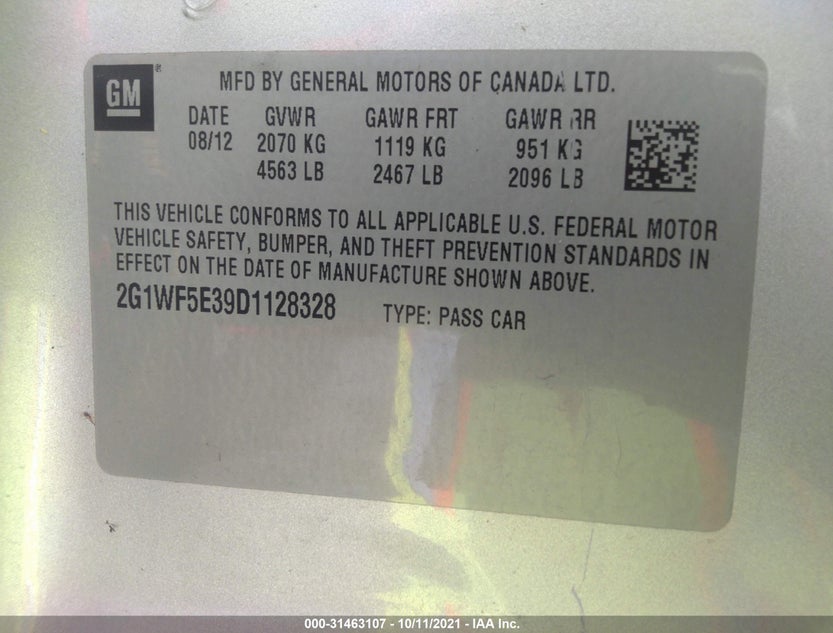 2G1WF5E39D1128328