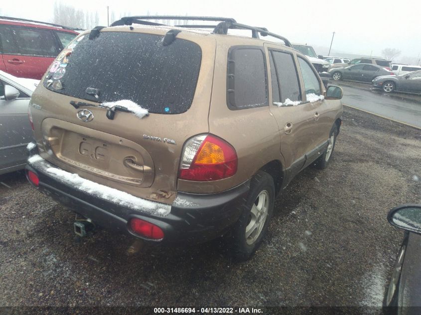 2004 Hyundai Santa Fe Lx/Gls VIN: KM8SC13E64U822518 Lot: 31486694