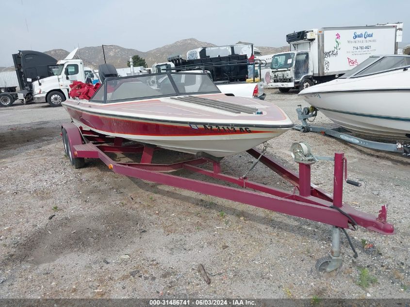 1988 Sanger Barefoot -Skiboat 20Ft VIN: SAN0B5471788 Lot: 31486741