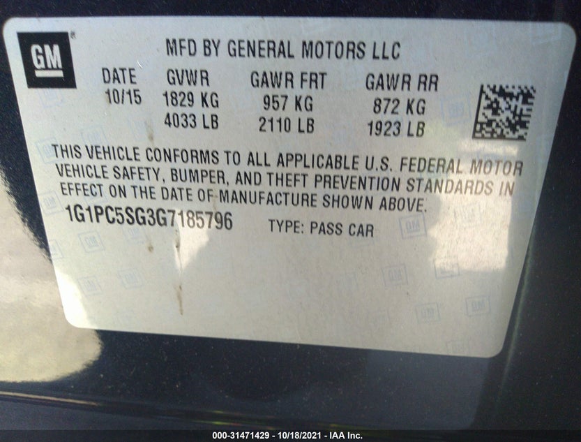 1G1PC5SG3G7185796