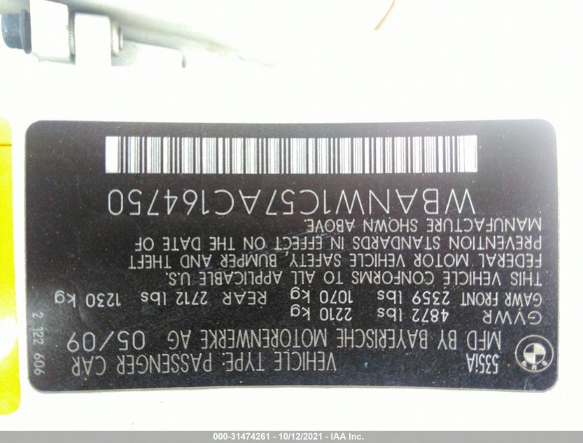 WBANW1C57AC164750