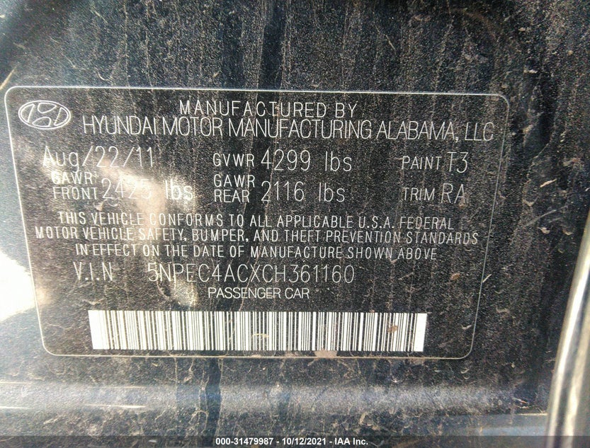 5NPEC4ACXCH361160
