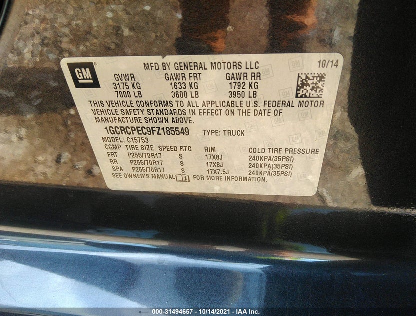 1GCRCPEC9FZ185549