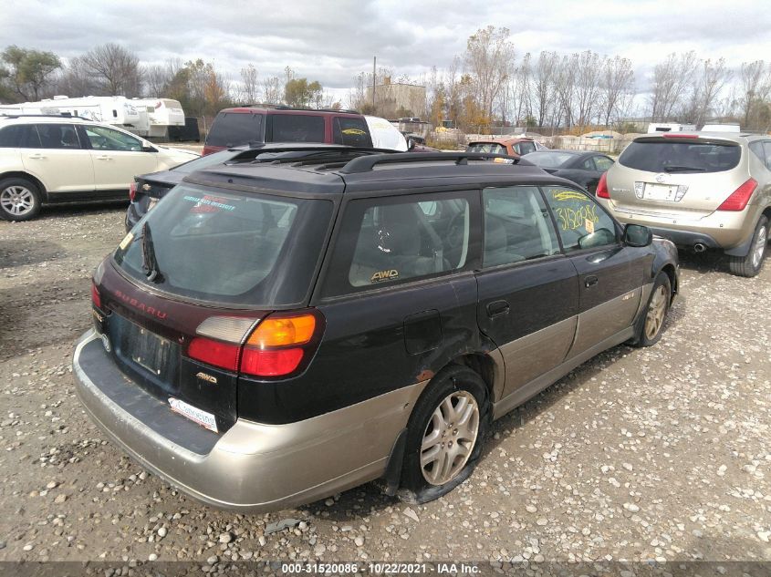 2002 Subaru Legacy Outback W/All Weather Pkg VIN: 4S3BH675X27602811 Lot: 31520086