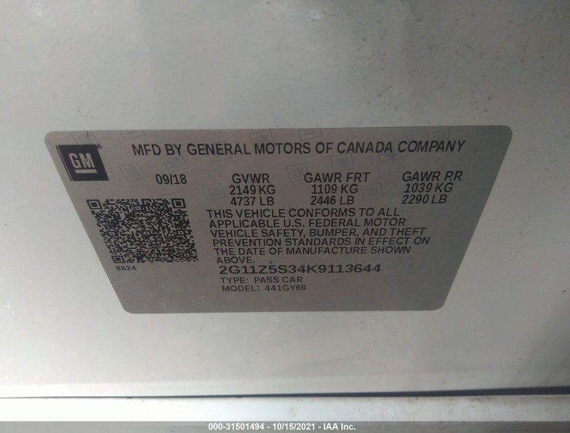 2G11Z5S34K9113644