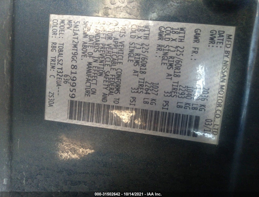 5N1AT2MT9GC819959