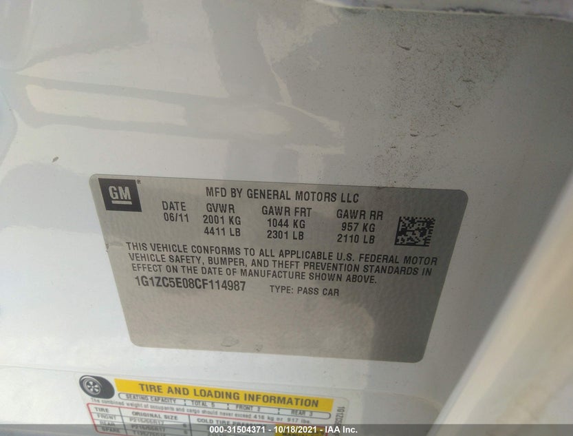 1G1ZC5E08CF114987