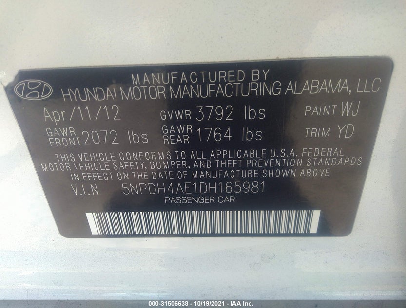 5NPDH4AE1DH165981