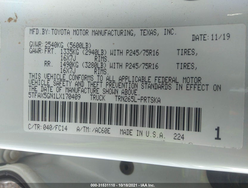 5TFAX5GN1LX170409