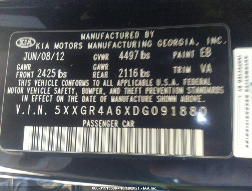 5XXGR4A6XDG091880