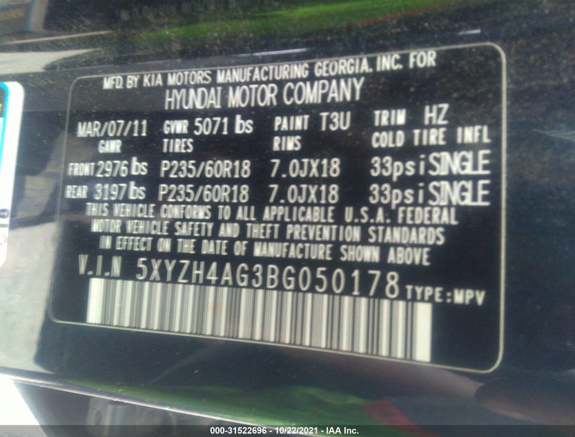 5XYZH4AG3BG050178