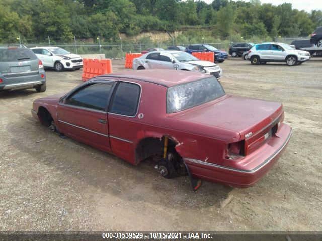 1991 Mercury Cougar Ls VIN: 1MEPM6045MH644091 Lot: 31539529