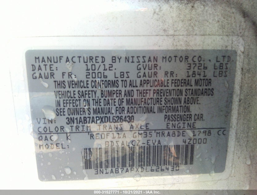 3N1AB7APXDL626430