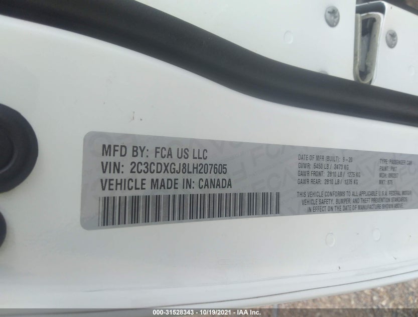 2C3CDXGJ8LH207605