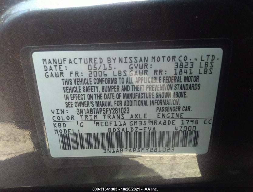 3N1AB7AP5FY281023