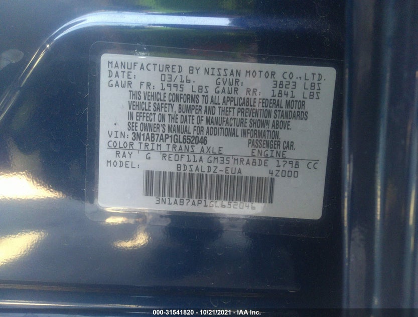 3N1AB7AP1GL652046