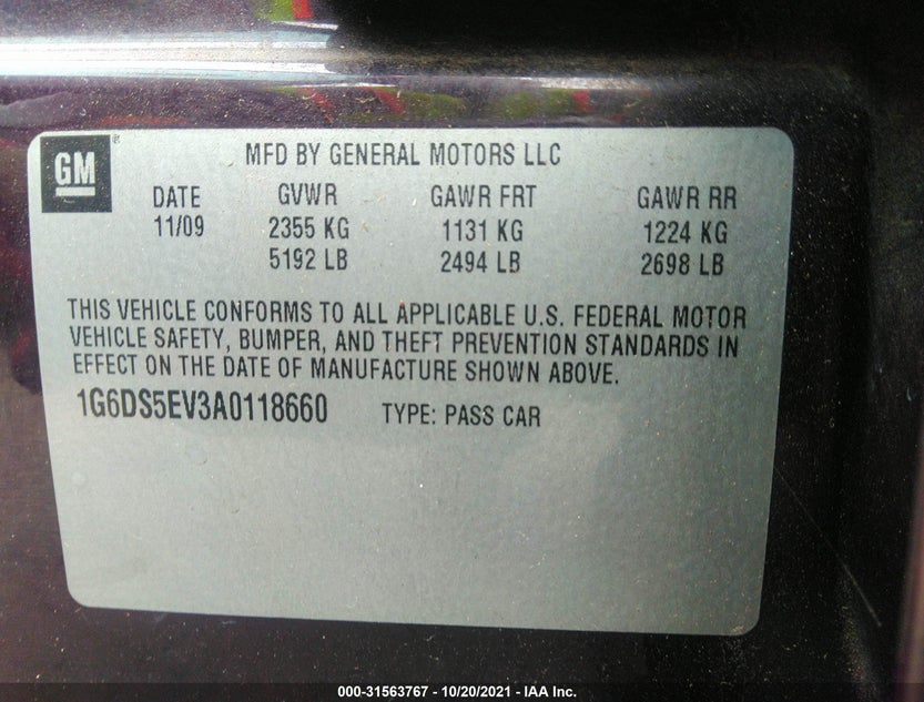 1G6DS5EV3A0118660