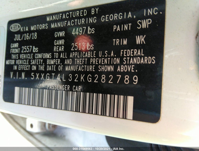 5XXGT4L32KG282789