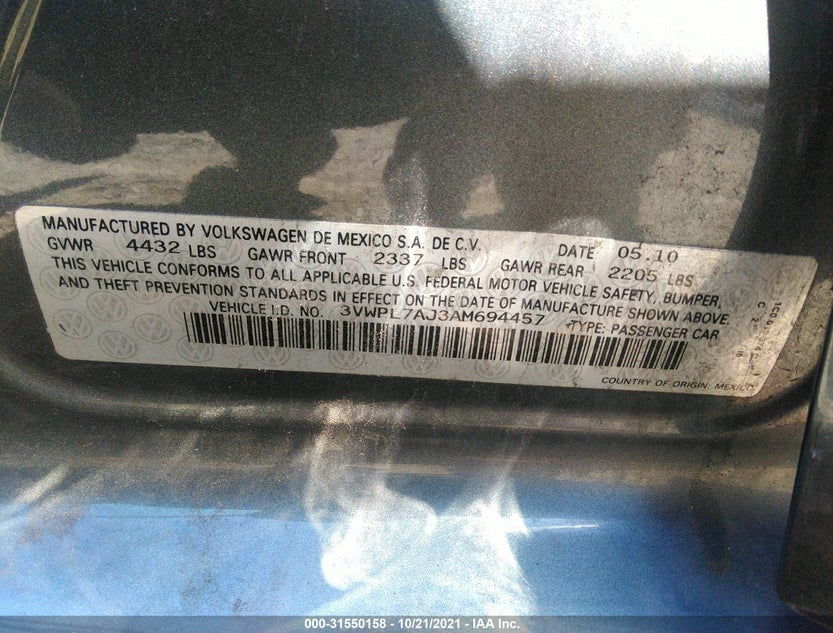 3VWPL7AJ3AM694457