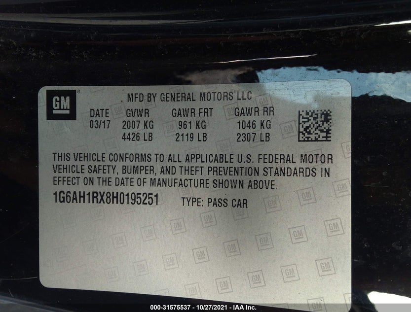1G6AH1RX8H0195251