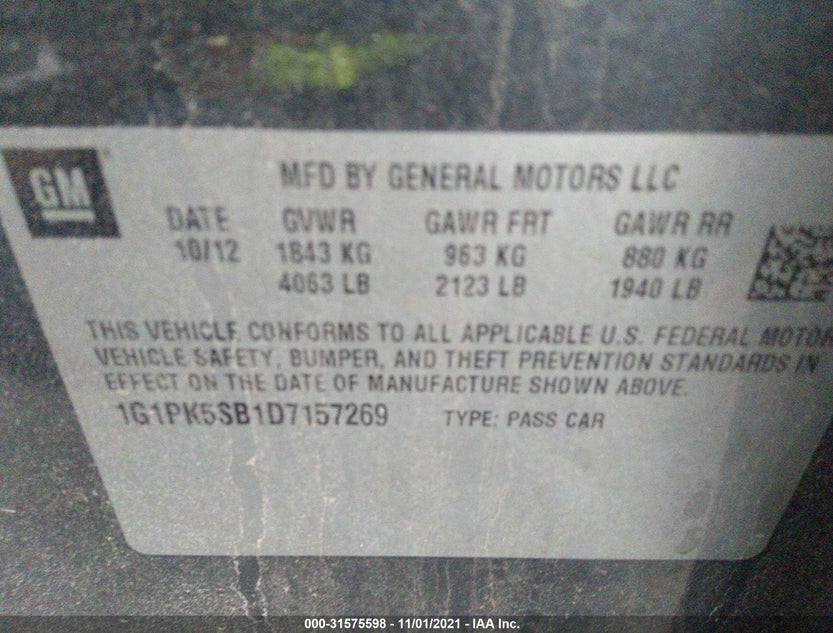 1G1PK5SB1D7157269