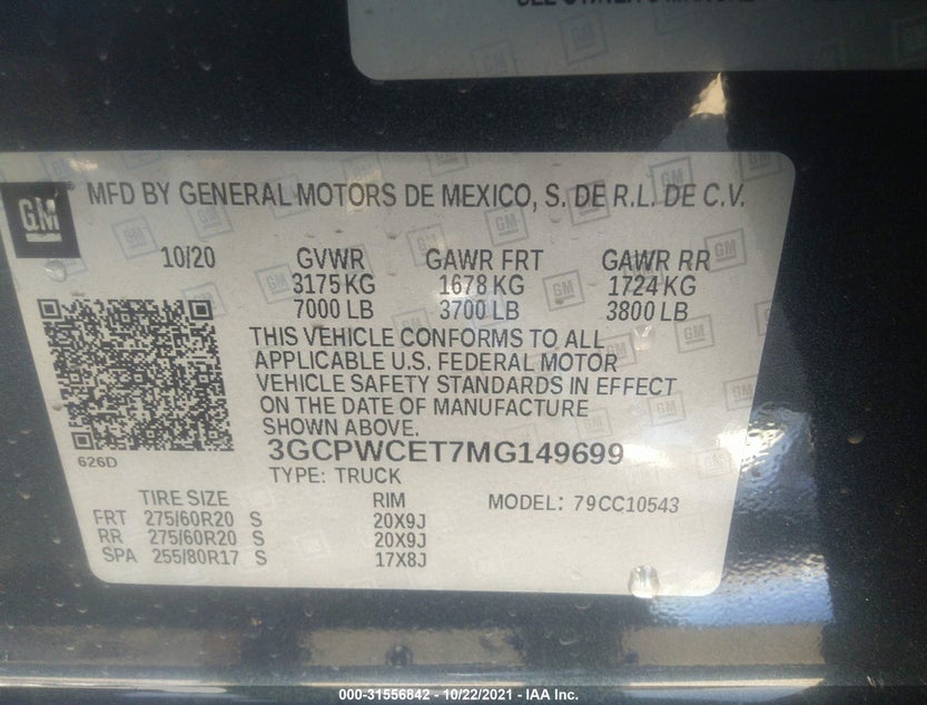 3GCPWCET7MG149699
