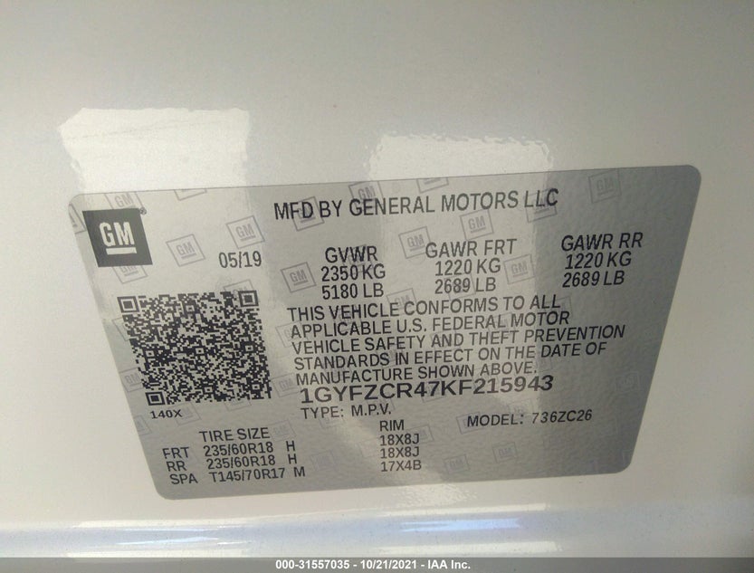 1GYFZCR47KF215943