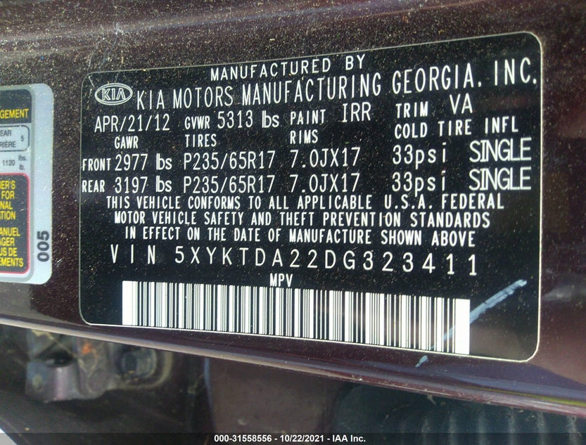 5XYKTDA22DG323411
