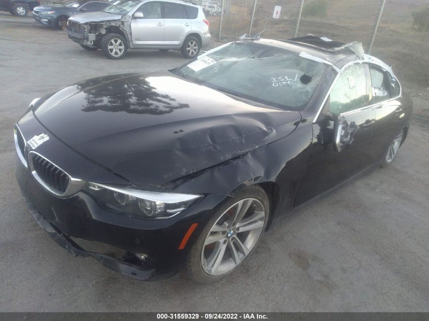 2019 BMW 430I Gran Coupe VIN: WBA4J1C50KBM17277 Lot: 31559329