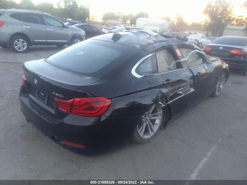 2019 BMW 430I Gran Coupe VIN: WBA4J1C50KBM17277 Lot: 31559329