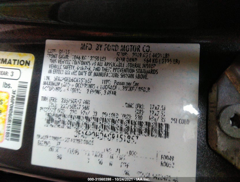 3FA6P0HD6GR151857