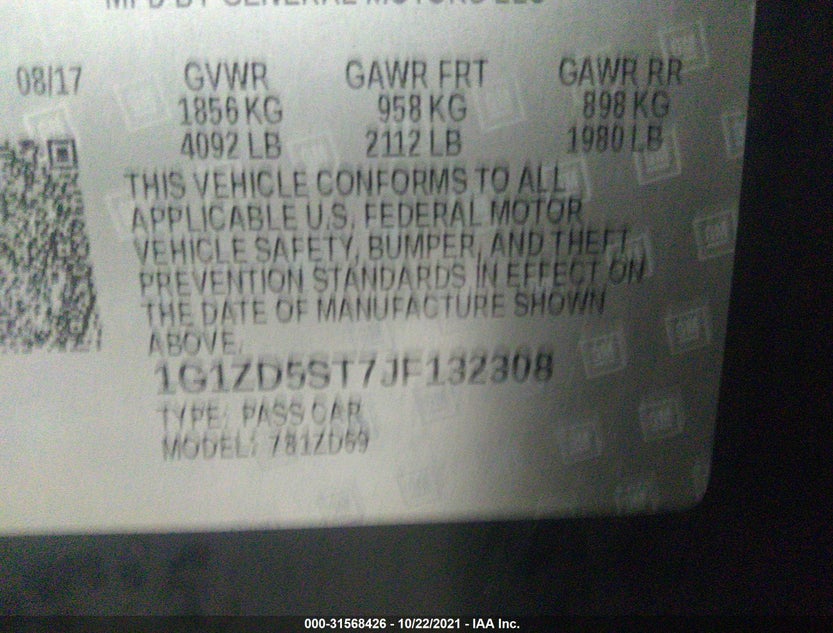 1G1ZD5ST7JF132308