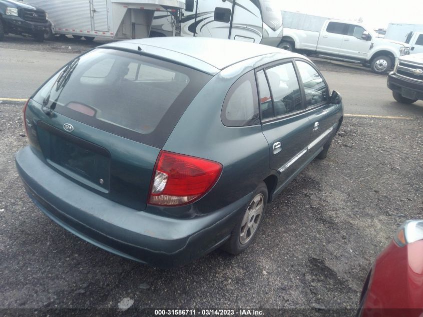 2003 Kia Rio Cinco (A4)/Cinco (M5) VIN: KNADC165436170586 Lot: 31586711