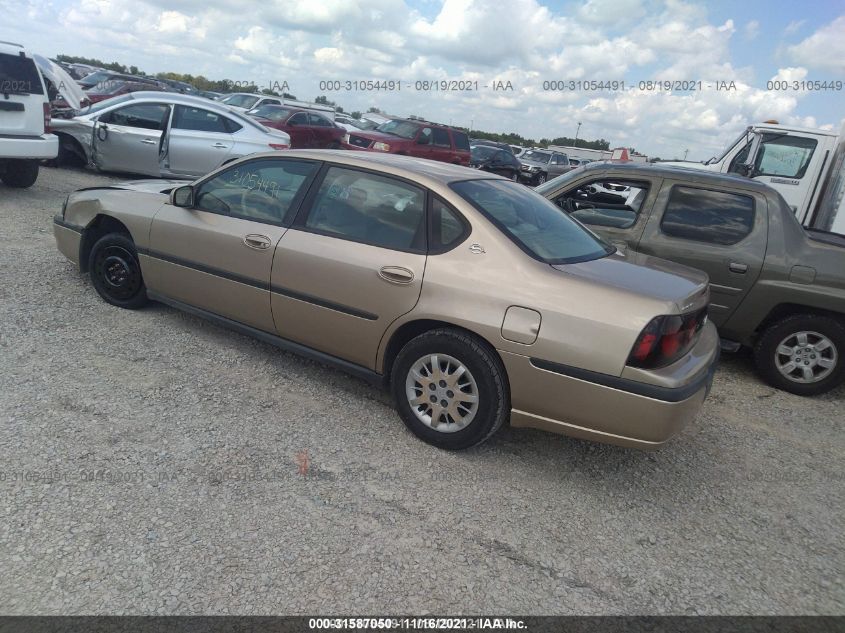 2004 Chevrolet Impala VIN: 2G1WF52E249457590 Lot: 31587050