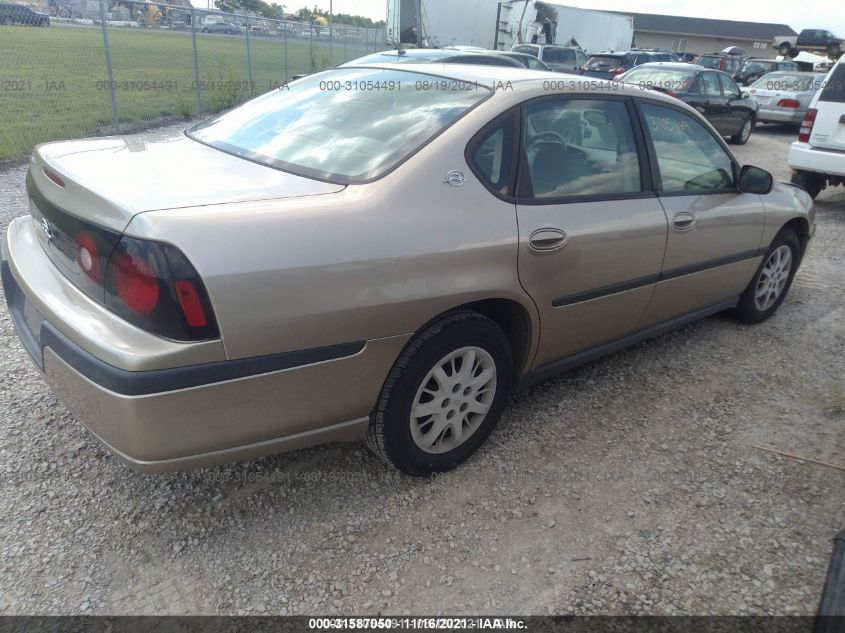 2004 Chevrolet Impala VIN: 2G1WF52E249457590 Lot: 31587050