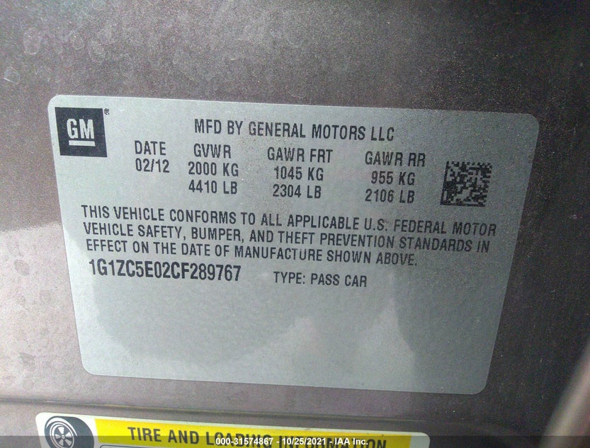 1G1ZC5E02CF289767