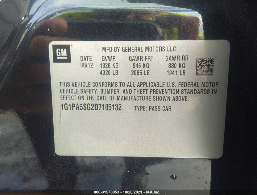 1G1PA5SG2D7105132