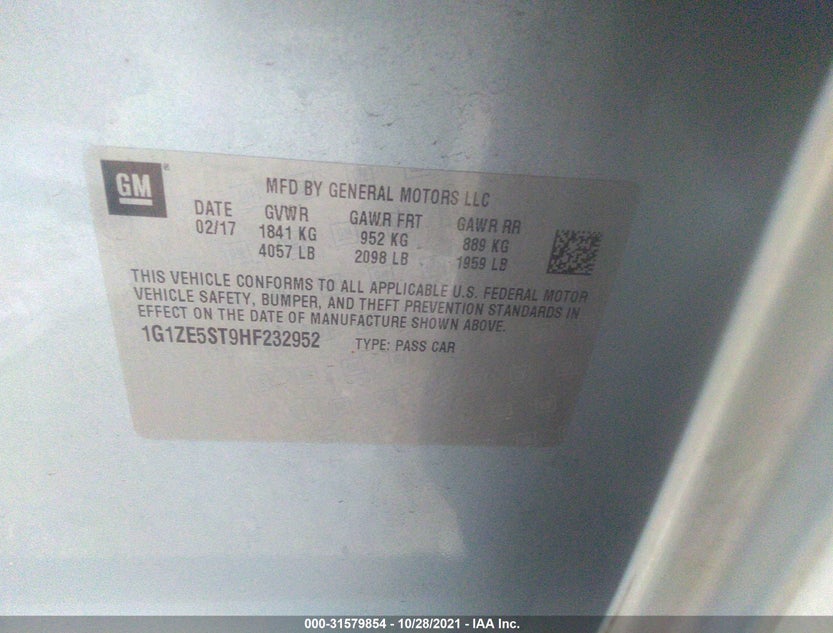 1G1ZE5ST9HF232952