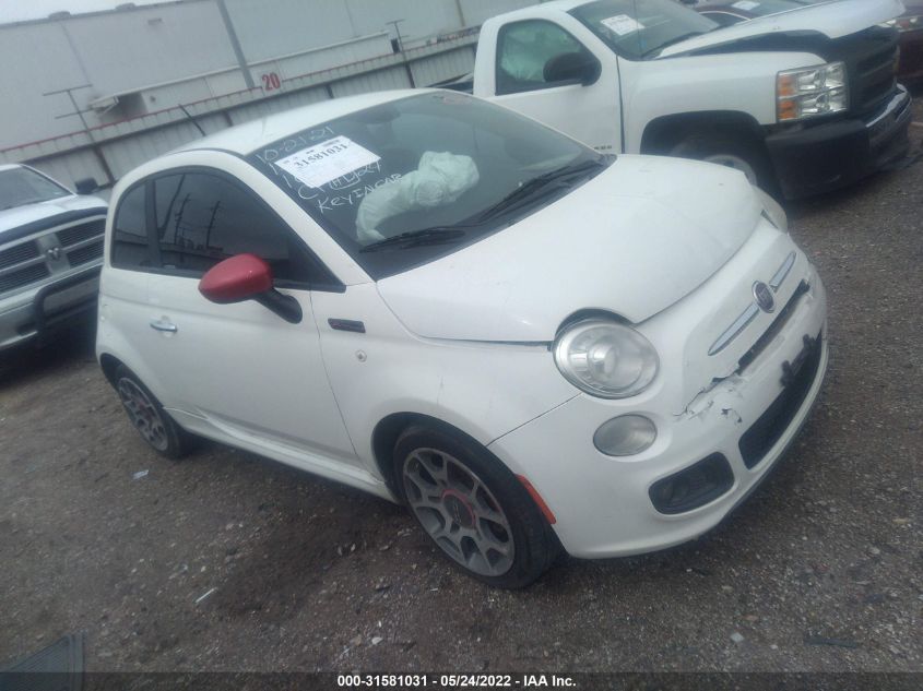 3C3CFFBR0CT109015 2012 Fiat 500 Sport