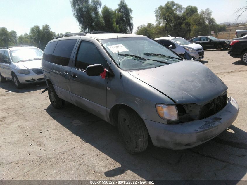 1999 Toyota Sienna Le VIN: 4T3ZF13C3XU106482 Lot: 40666436