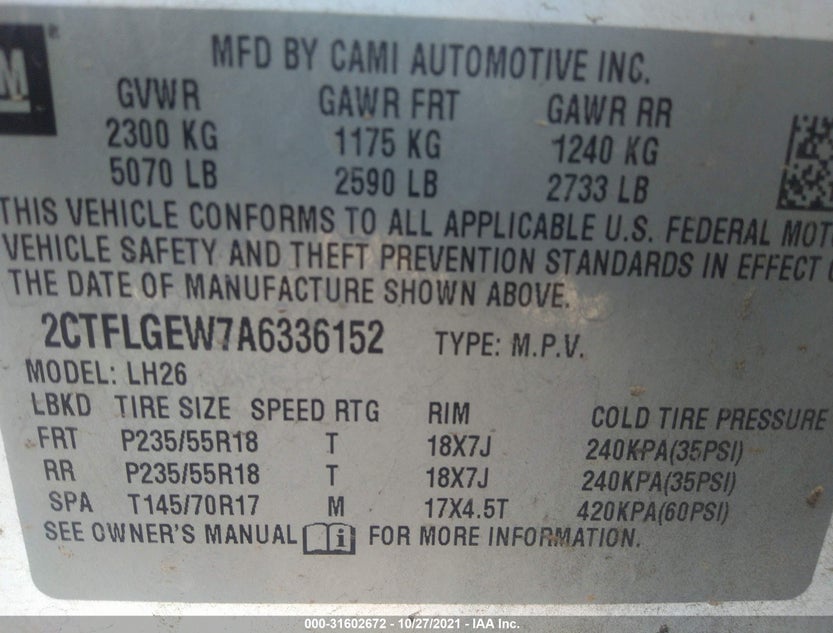 2CTFLGEW7A6336152