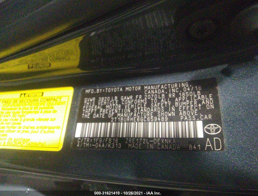2T1BURHE6GC659489