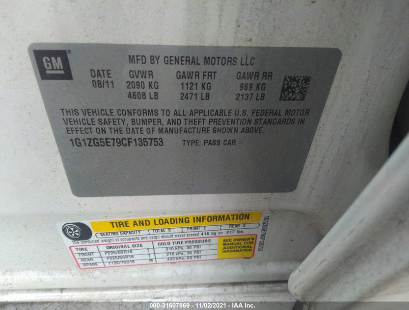 1G1ZG5E79CF135753