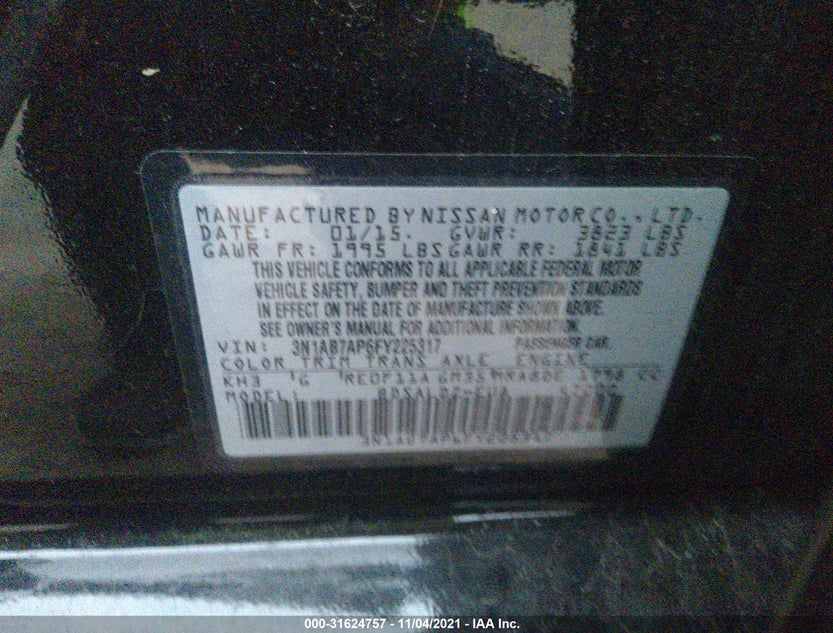 3N1AB7AP6FY225317