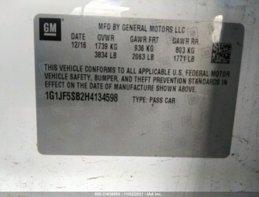 1G1JF5SB2H4134598