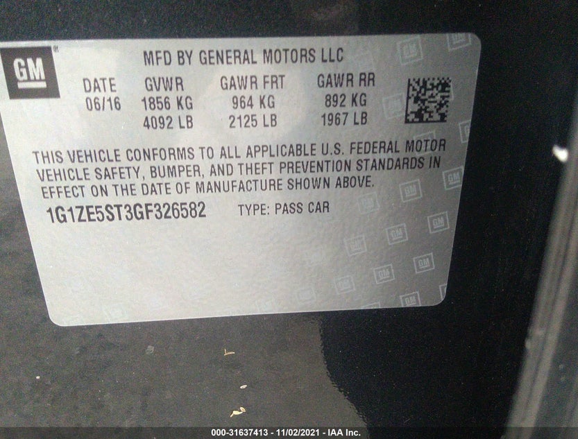 1G1ZE5ST3GF326582