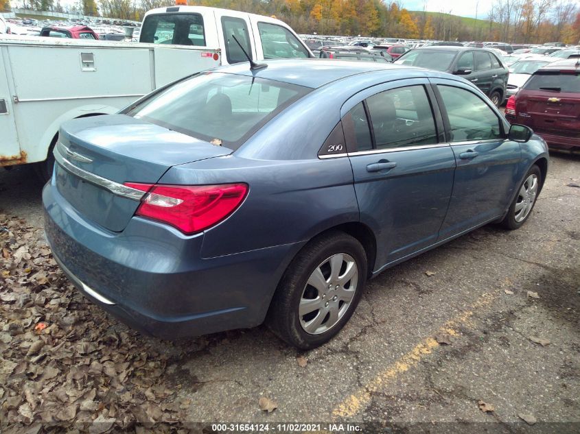 2011 Chrysler 200 Lx VIN: 1C3BC4FB9BN576535 Lot: 31654124