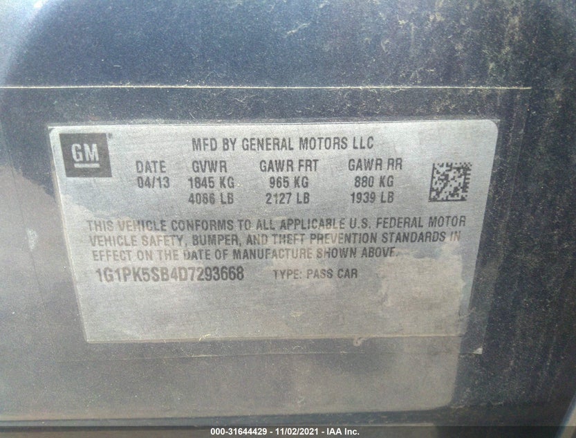1G1PK5SB4D7293668